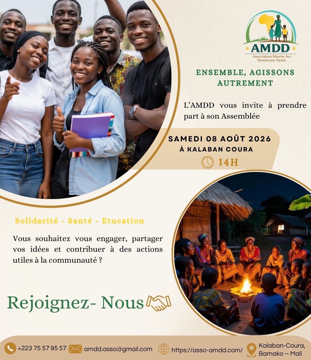 Invitation à l’Assemblée - AMDD d'Aout